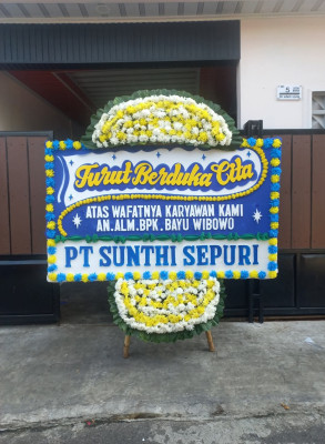Papan Bunga Duka di Jaweten